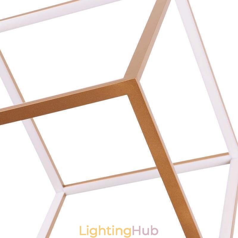 Postmodern Pendant Light Geometric Gold Hanging Light