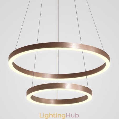 Pendant Light Drawing Craft 2 Rings Lamp 60+40cm Pendant Light Drawing Craft 2 Rings Lamp 60+40cm