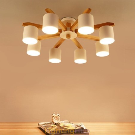 Nordic Log Pendant Light Macaron Light Fitting Nordic Log Pendant Light Macaron Light Fitting