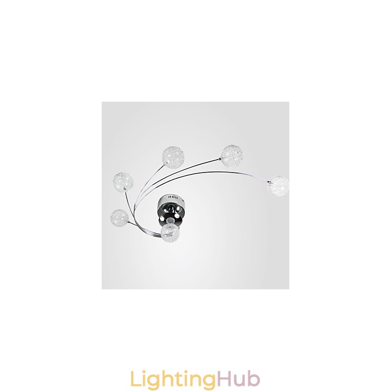 Ceiling Light Modern Living Bulbs Included 6 Lights