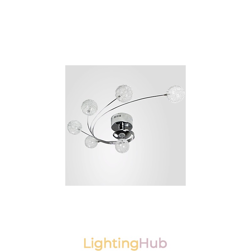 Ceiling Light Modern Living Bulbs Included 6 Lights