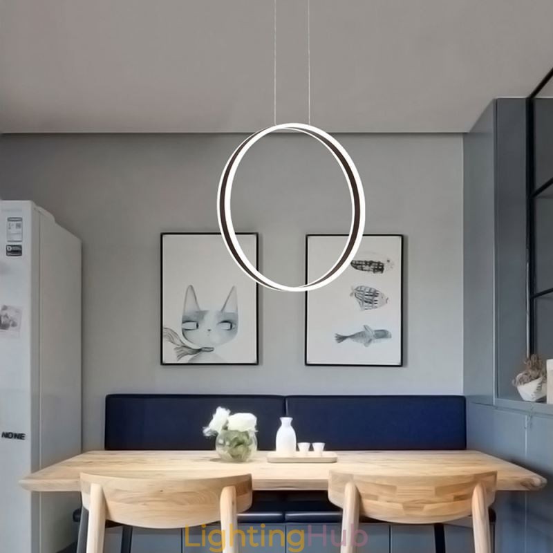 Nordic Pendant Light Acrylic Ring Shape Pendant Light