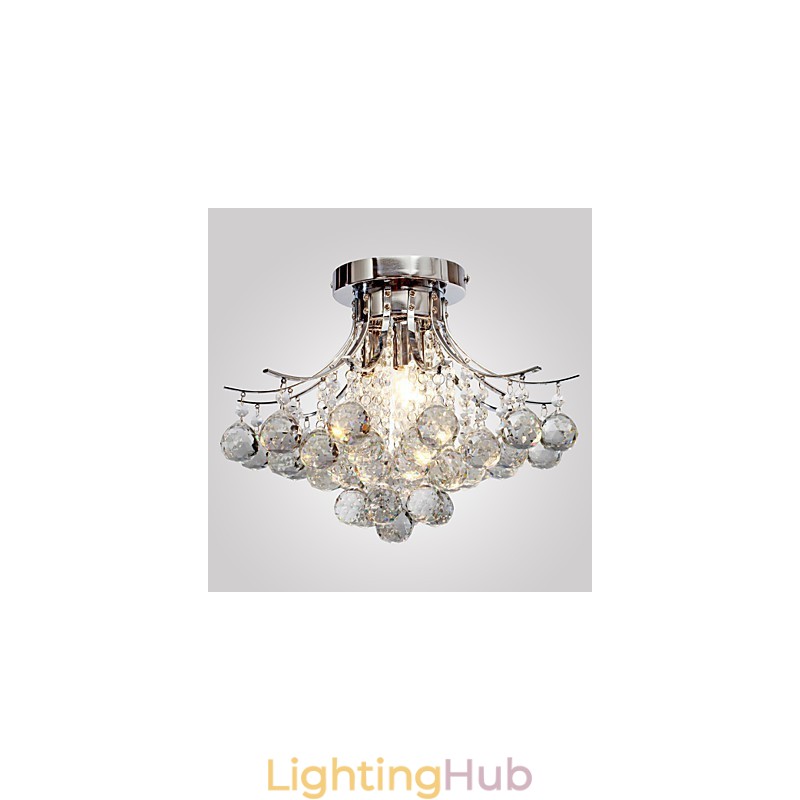 Chandelier Modern Crystal 3 Lights