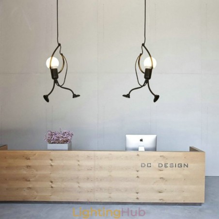 Modern Simple Pendant Light Little Man Shape Lamp Creative Light Modern Simple Pendant Light Little Man Shape Lamp Creative Light
