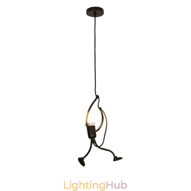 Modern Simple Pendant Light Little Man Shape Lamp Creative Light