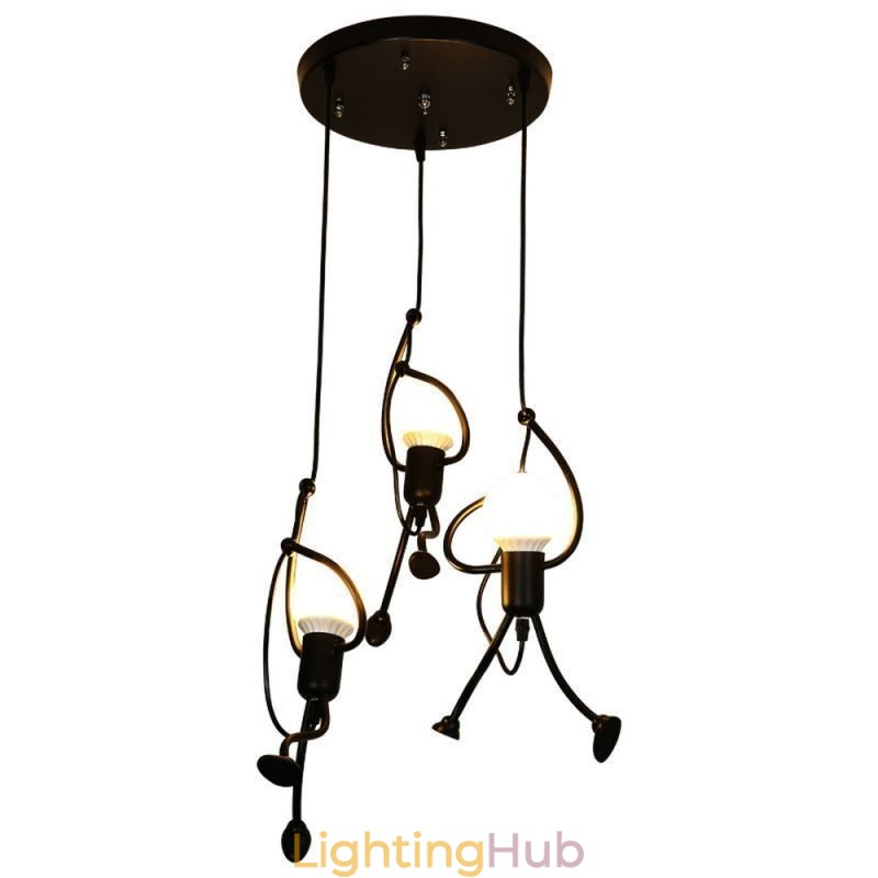 Modern Pendant Light Creative Little Man Shape Lamp Individual Home Light