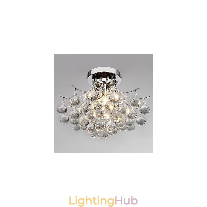 Chandelier Modern Crystal 3 Lights