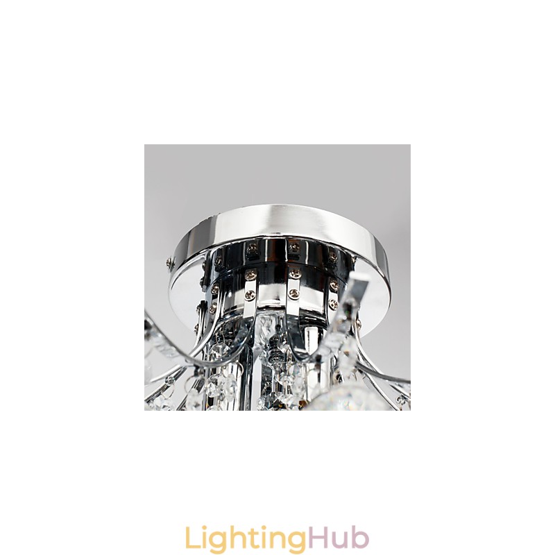 Chandelier Modern Crystal 3 Lights