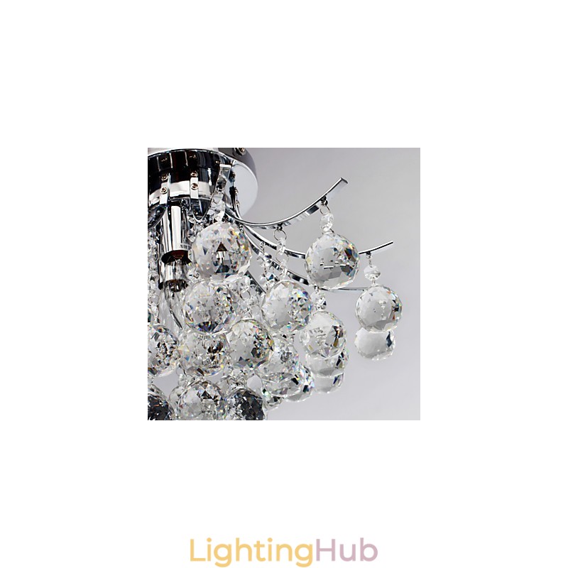 Chandelier Modern Crystal 3 Lights