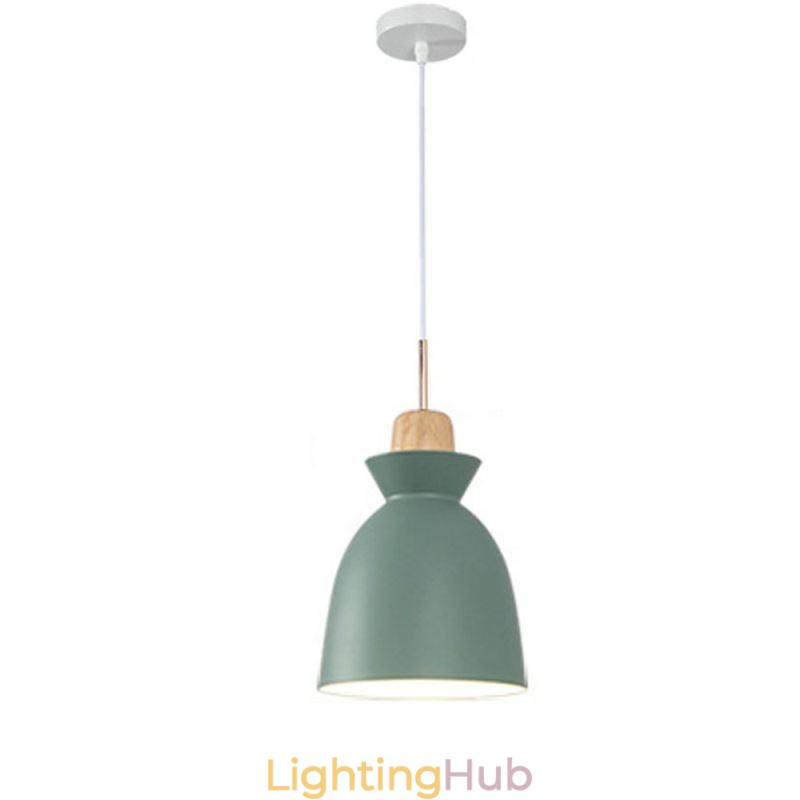 Pendant Light Nordic Metal Dome Macaron Colors Lamp Light