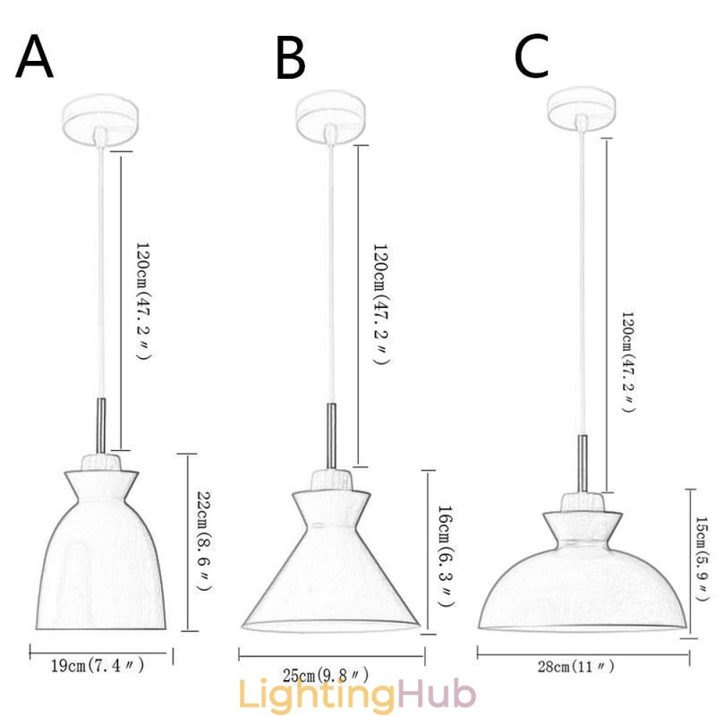 Pendant Light Nordic Metal Dome Macaron Colors Lamp Light