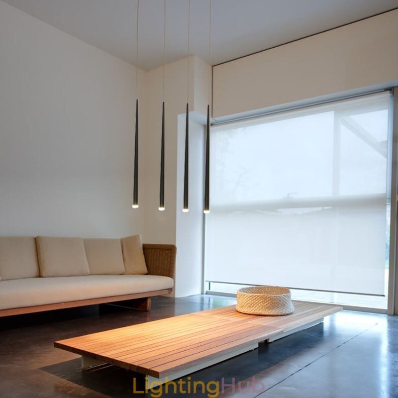 Contemporary Pendant Light Cylinder Shape Lamp Meteor Rain Lighting