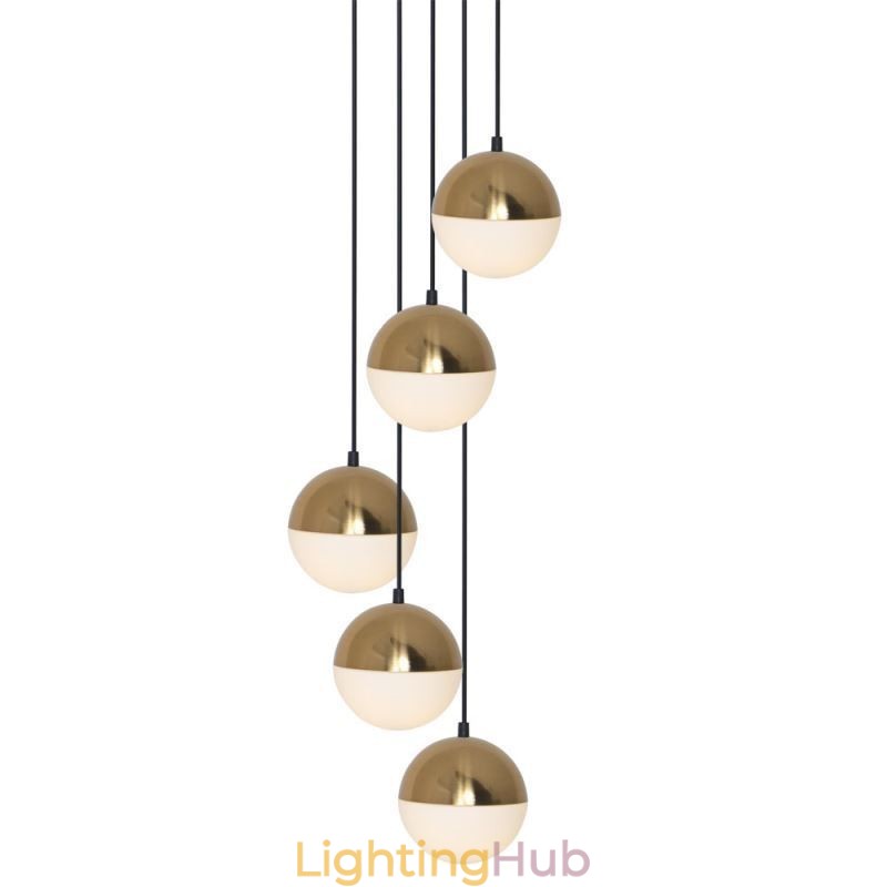 Nordic Cluster Pendant Light Creative Circle Shape Lamp Lighting