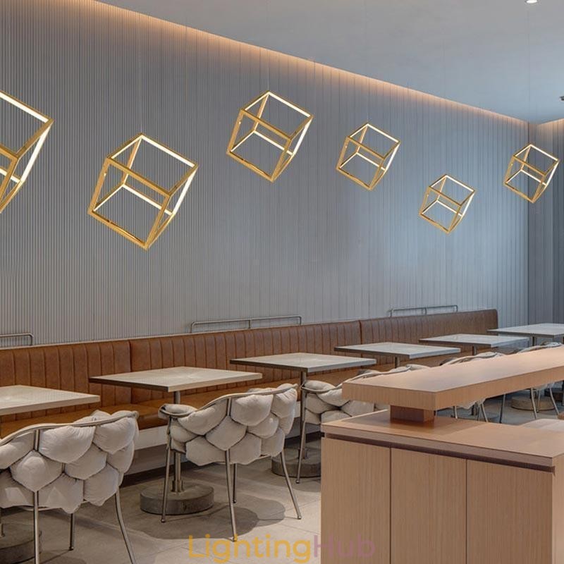Postmodern Pendant Light Geometric Gold Hanging Light