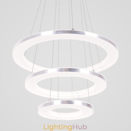 Modern Pendant Light Acrylic 3 Rings Lamp 40+30+20cm Modern Pendant Light Acrylic 3 Rings Lamp 40+30+20cm