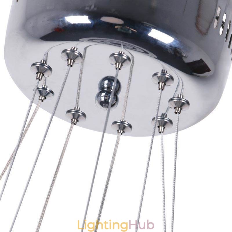 Modern Pendant Light Acrylic 3 Rings Lamp 40+30+20cm