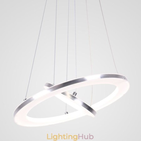 Modern Pendant Light Acrylic 2 Rings Lamp 40+20cm Modern Pendant Light Acrylic 2 Rings Lamp 40+20cm