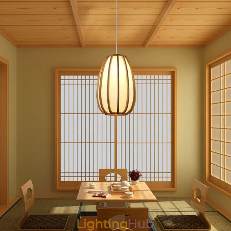Visual Comfort Bamboo Pendant Light