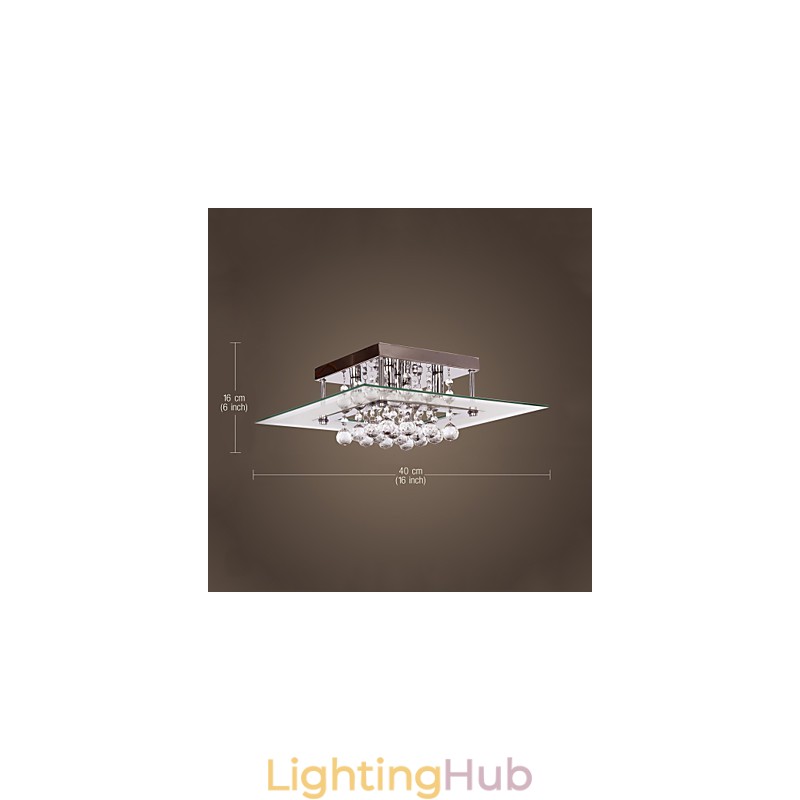Ceiling Light Modern Crystal Living 5 Lights