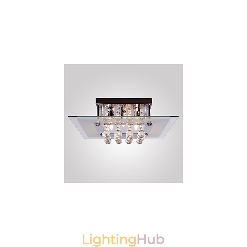 Ceiling Light Modern Crystal Living 5 Lights