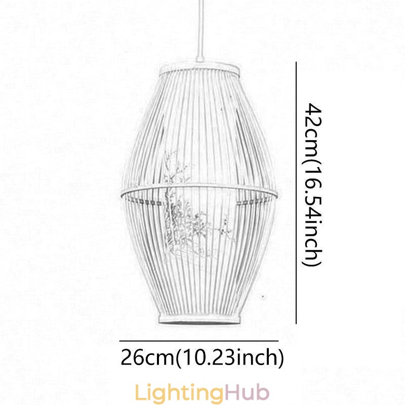 Classical Handmade Bamboo Pendant Light
