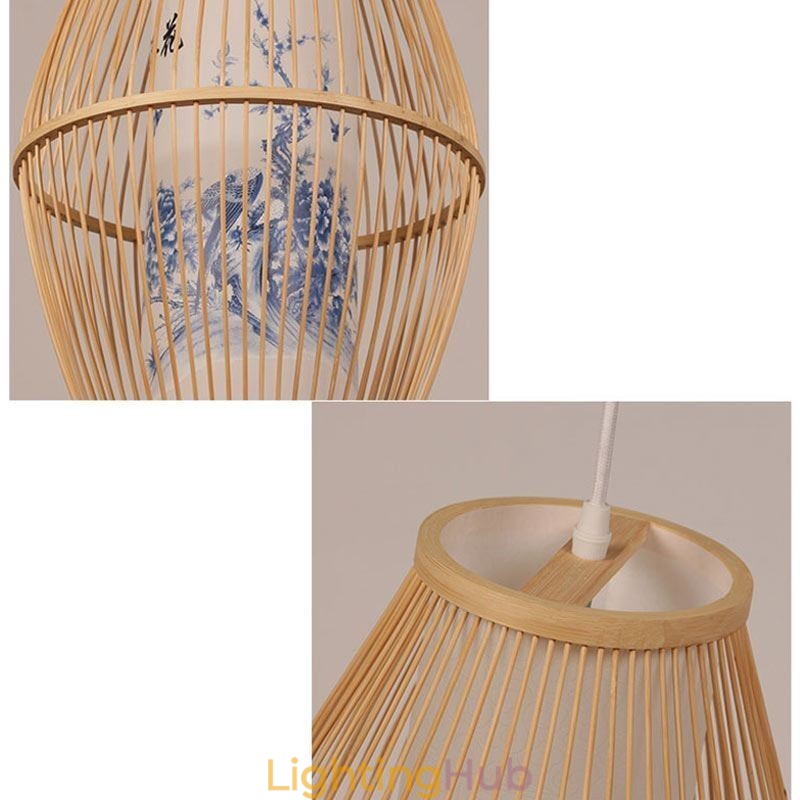 Classical Handmade Bamboo Pendant Light