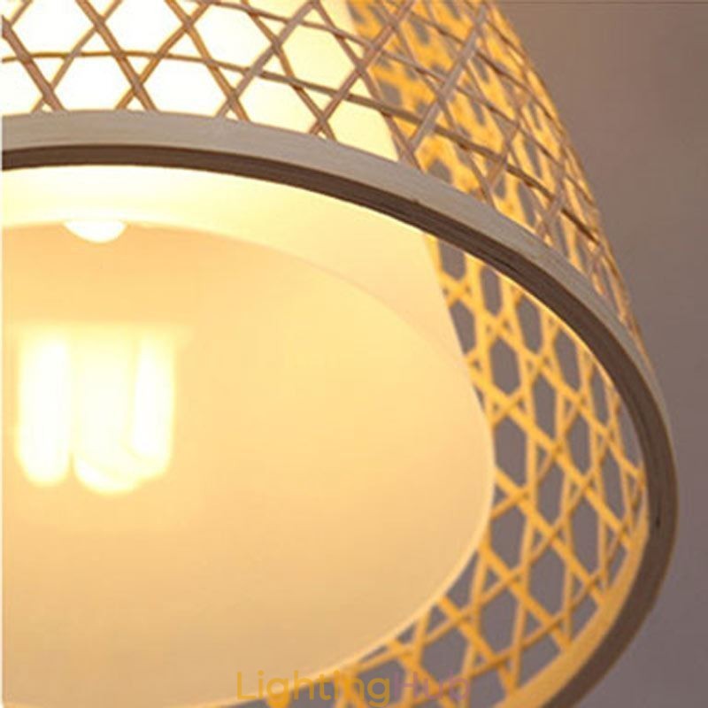 Visual Comfort Dome Bamboo Pendant Light