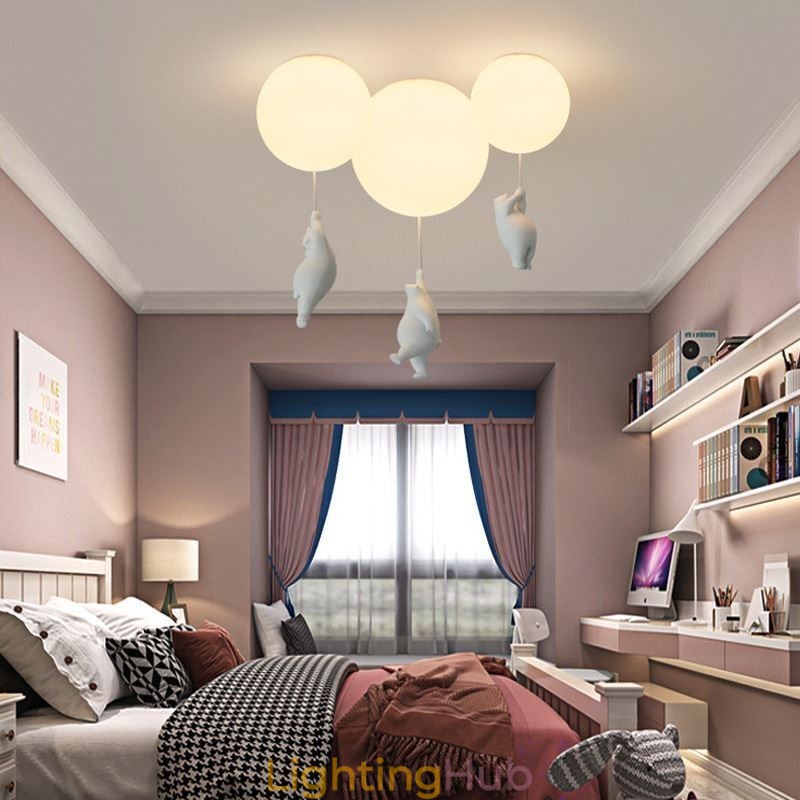 Nordic Ballon Ceiling Light Acrylic Pendant Light Kids Children