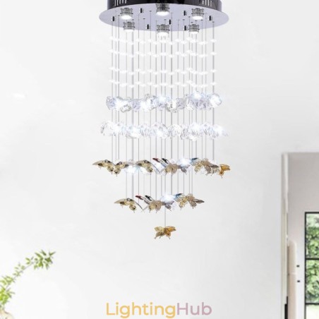 Nordic Pendant Light Creative Butterfly Glass Pendant Light Nordic Pendant Light Creative Butterfly Glass Pendant Light