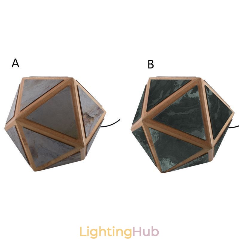 Geometric Pendant Light Diamond Shaped 3D Translucent Design