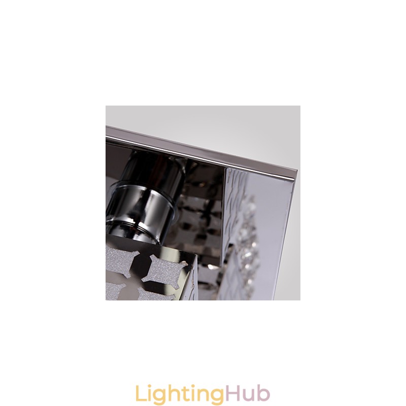 Chandelier Modern Crystal Stainless Living 4 Lights