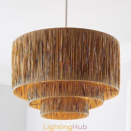 Country Retro Pendant Light Multi Layered Paper Rope Lamp Shade Ceiling Lamp Country Retro Pendant Light Multi Layered Paper Rope Lamp Shade Ceiling Lamp
