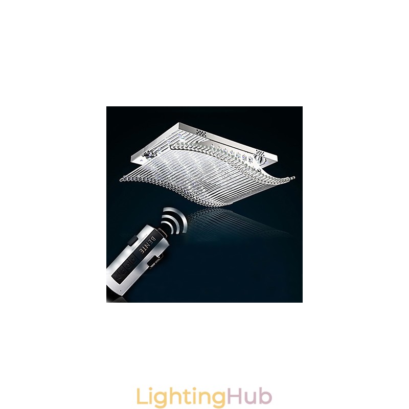 Modern Contemporary Glass Flush Mount