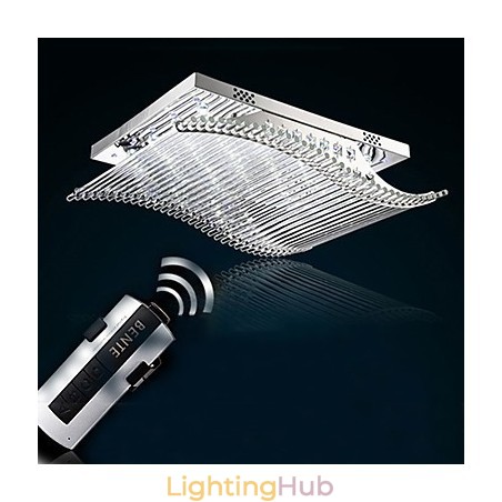 Modern Contemporary Glass Flush Mount