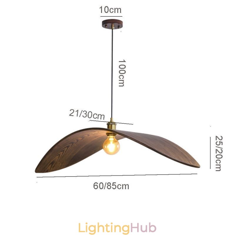Solid Wood Pendant Light Creative Retro Ceiling Light
