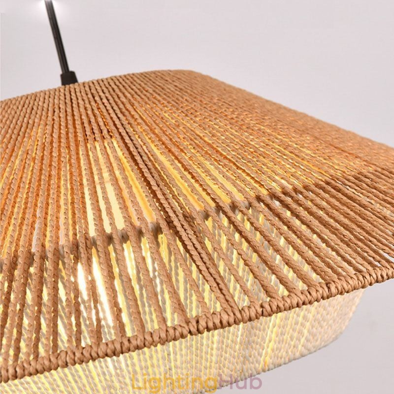 Hemp Rope Pendant Light Hand Woven Ceiling Light