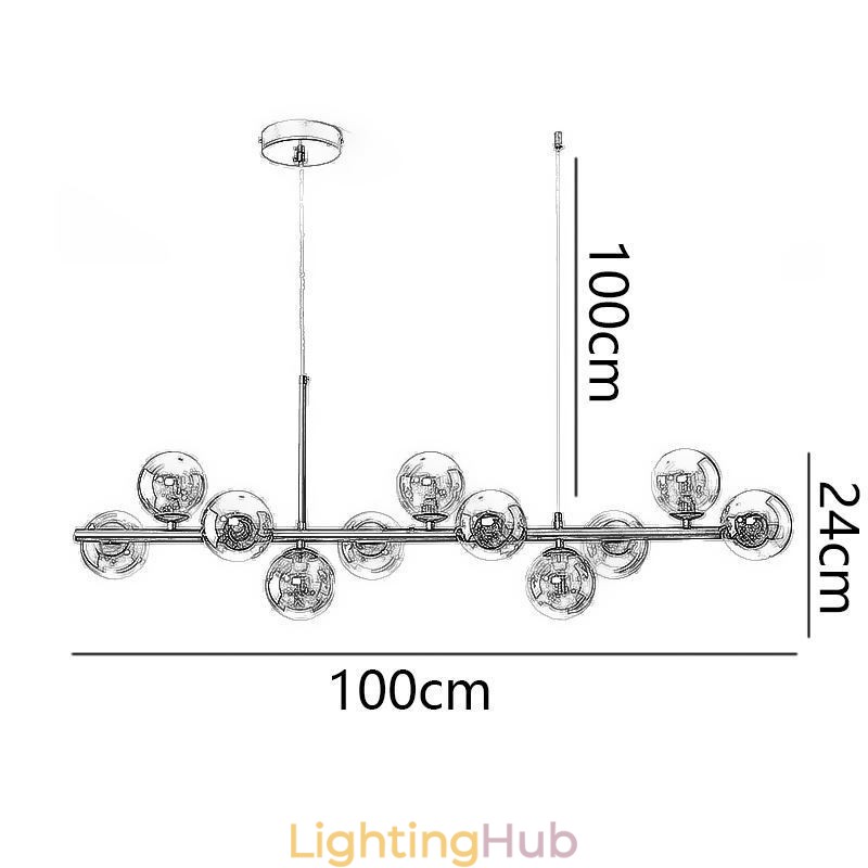 Pendant Light Magic Beans Molecular Glass Ceiling Light