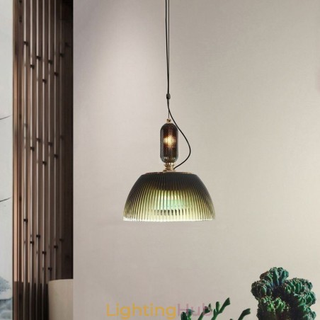 Pleated Skirt Glass Pendant Light Modern Minimalist Wrought Iron Small Ceiling Light Pleated Skirt Glass Pendant Light Modern Minimalist Wrought Iron Small Ceiling Light