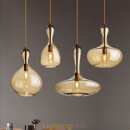 Nordic Glass Pendant Light Amber Shade Ceiling Light Nordic Glass Pendant Light Amber Shade Ceiling Light