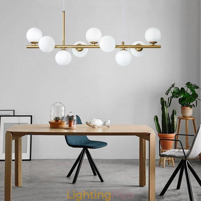 Pendant Light Modern Simple Magic Beans Molecular Wrought Iron Glass Ceiling Light