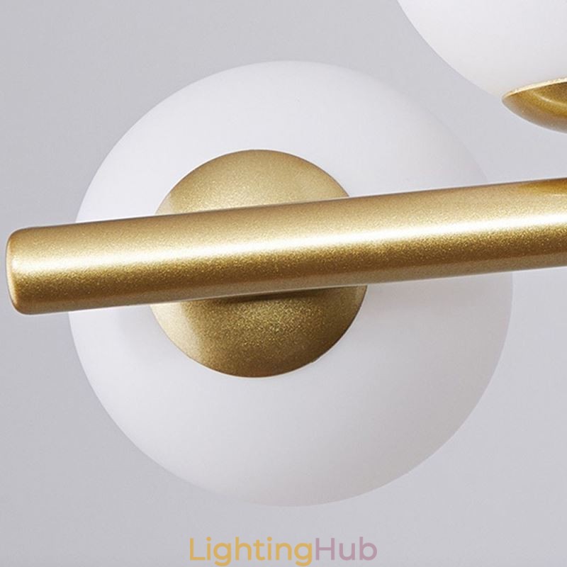 Pendant Light Modern Simple Magic Beans Molecular Wrought Iron Glass Ceiling Light