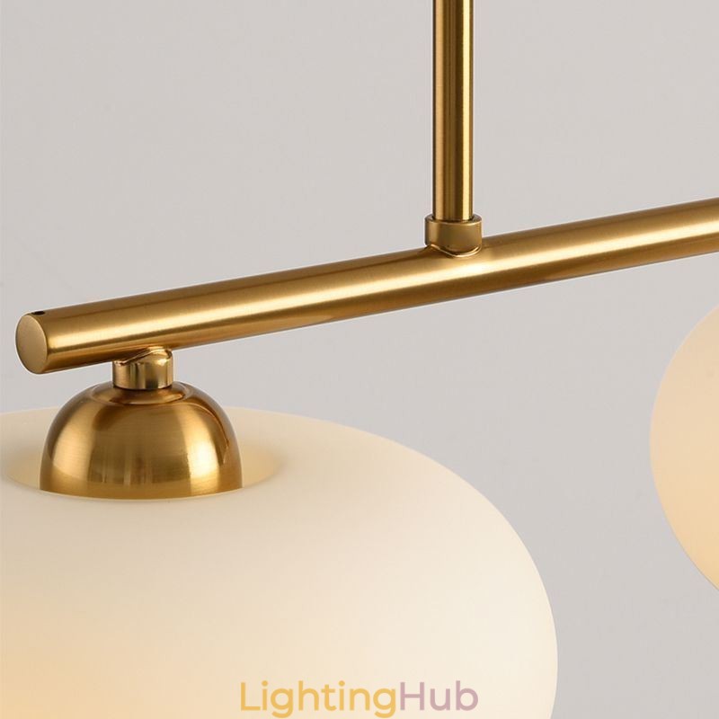 Nordic Glass Pendant Light Creative Wrought Iron Ceiling Light