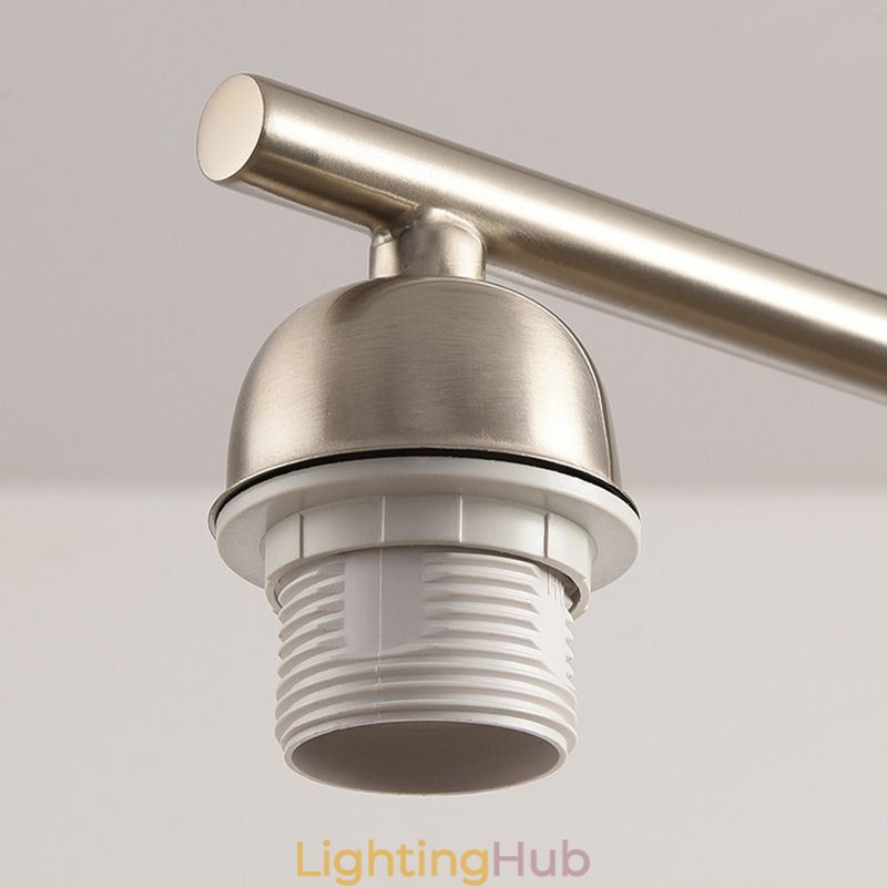 Nordic Glass Pendant Light Creative Wrought Iron Ceiling Light