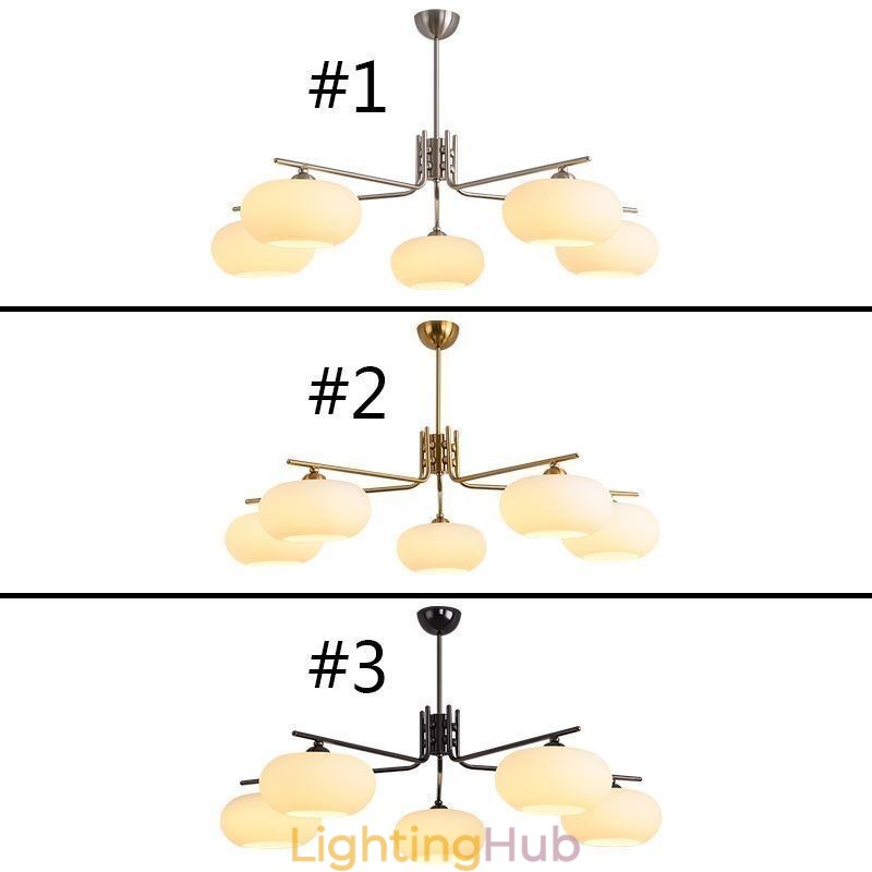 Nordic Glass Pendant Light Creative Wrought Iron Ceiling Light