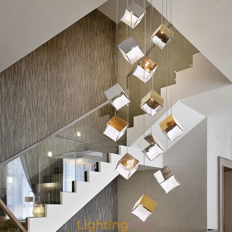 Creative Glass Pendant Light Pavilion Ceiling Lights