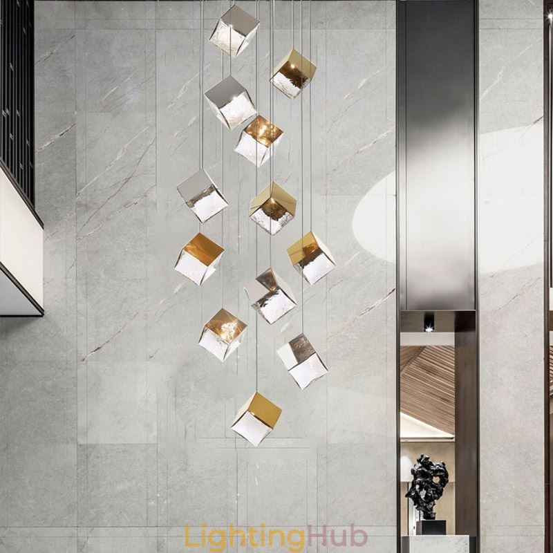 Creative Glass Pendant Light Pavilion Ceiling Lights