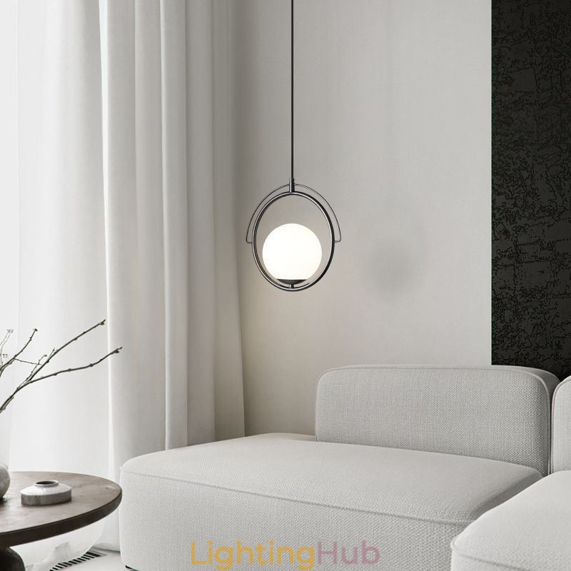 Glass Ball Pendant Light Decor Home Hanging Lamp