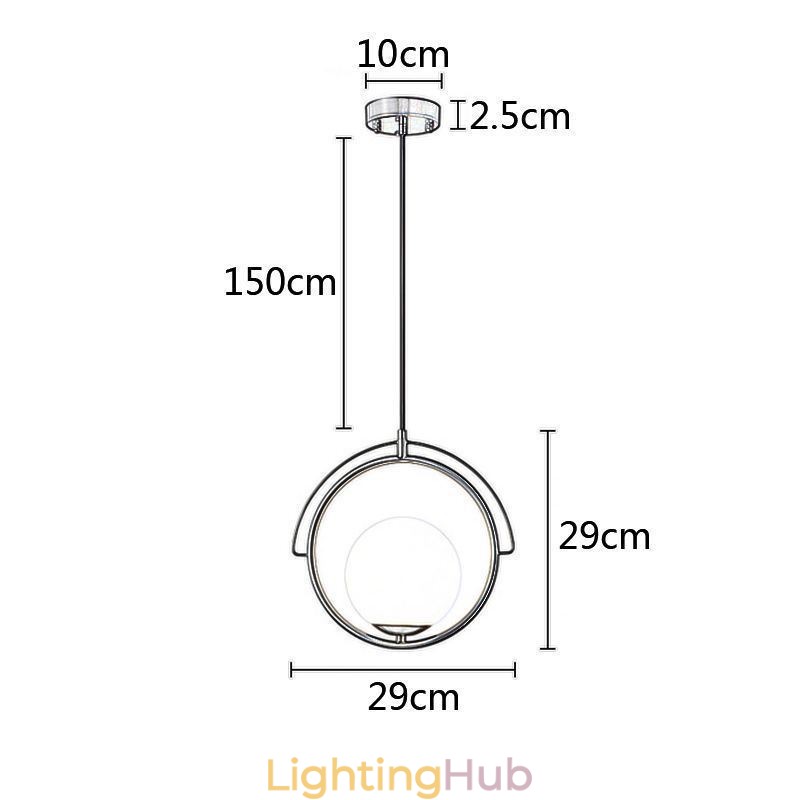Glass Ball Pendant Light Decor Home Hanging Lamp