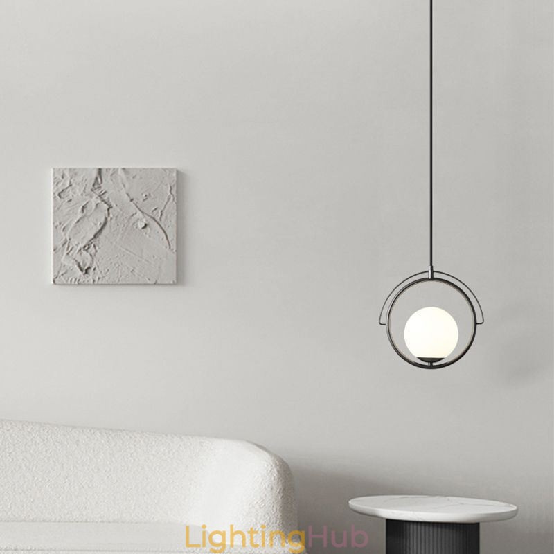 Glass Ball Pendant Light Decor Home Hanging Lamp