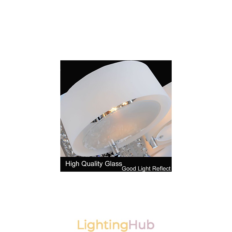 Remote Control Flush Mount Crystal Included Modern Contemporary